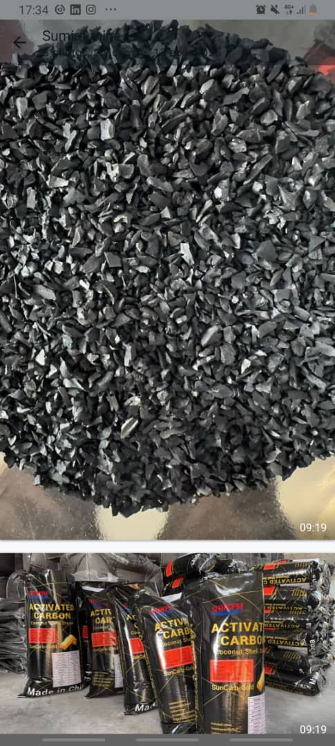How much gold can one ton of your coconut shell activated carbon absorb?